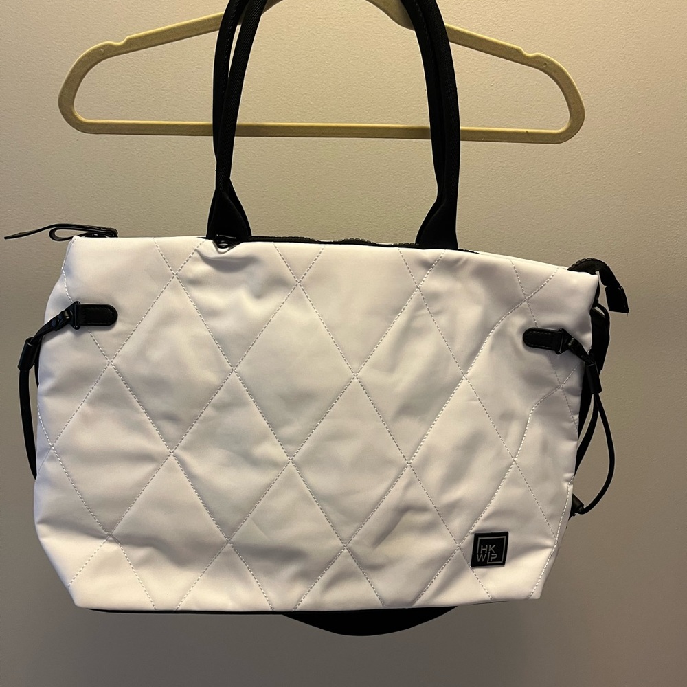 IHKWIP NWOT white nylon duffel bag